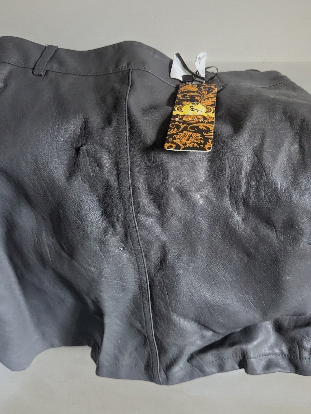 Men's Black Leather Jacket - Classic Style